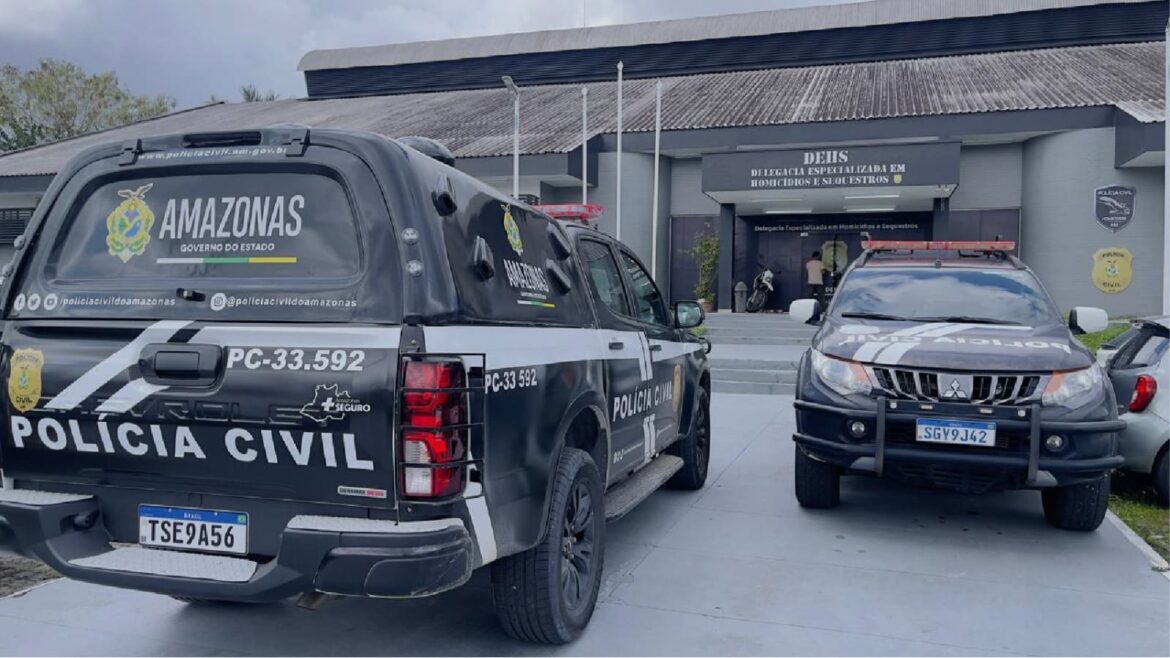 Foragido da Justiça por duplo homicídio em emboscada é preso após denúncia, em Manaus