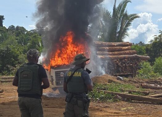 Ibama realiza operação de combate ambientais no Rio Madeira e em terras indígenas no Amazonas