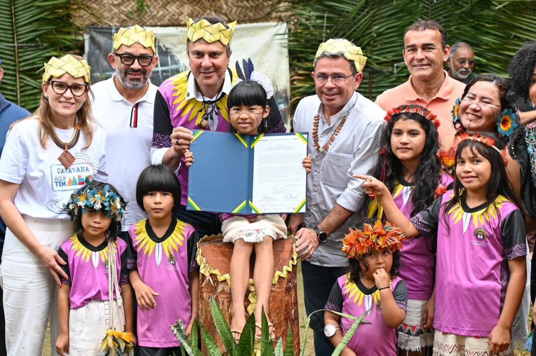 Vice-governador Tadeu de Souza destaca ampliação da Educação indígena no Amazonas durante agenda com ministro da Educação em Iranduba