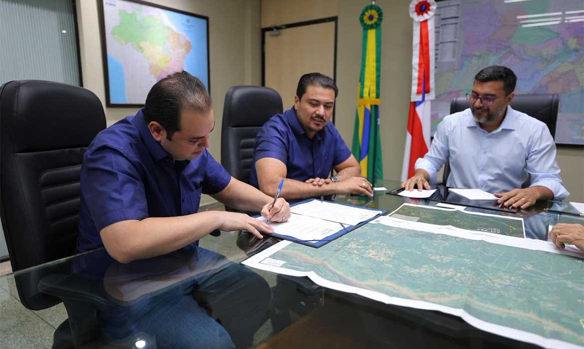 O contrato foi assinado pelo governador do Estado