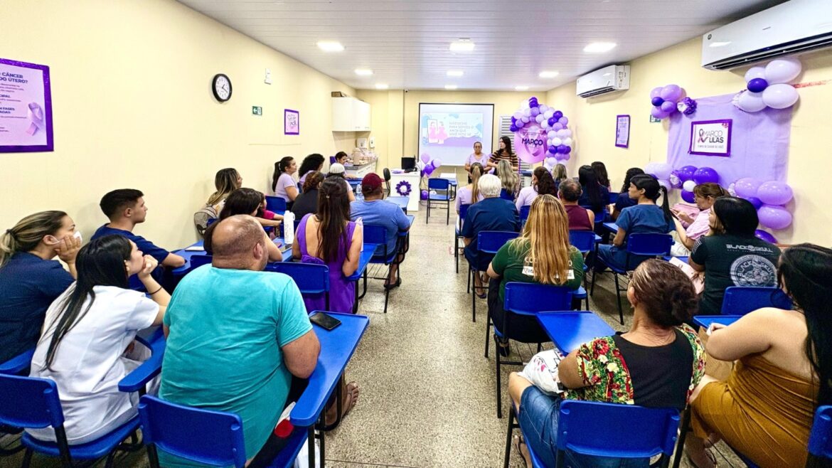 Prevenção do câncer do colo do útero tem reforço nas unidades de saúde da prefeitura no ‘Março Lilás’
