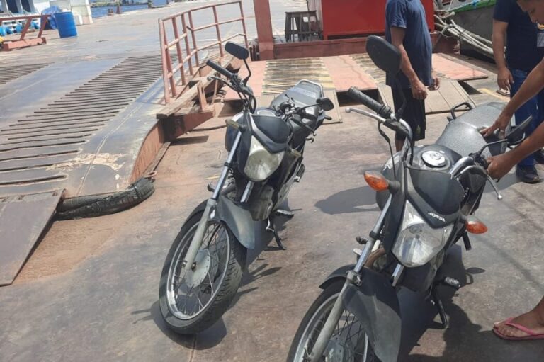 Polícia prende dois homens por associação criminosa, receptação e adulteração de motocicletas em Manaus