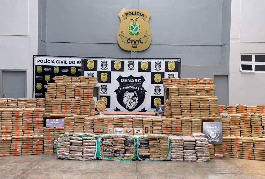 Amazonas dobra apreensões de drogas no primeiro bimestre de 2026