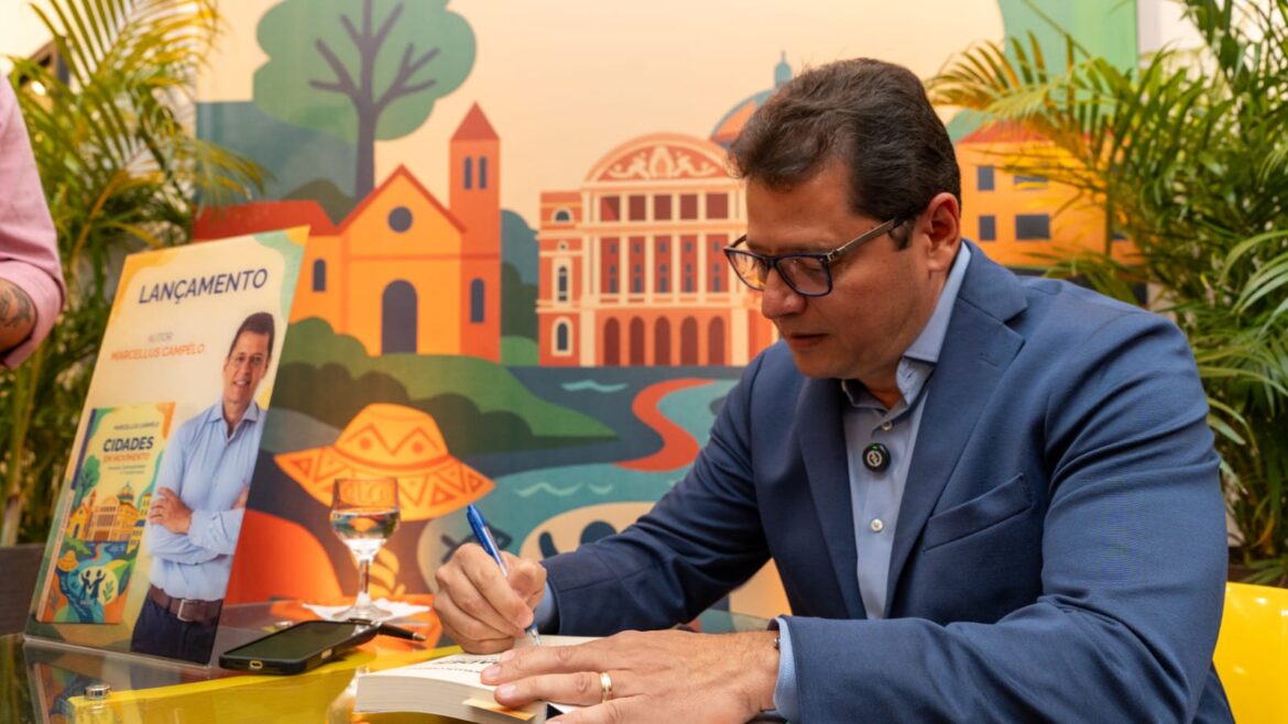 Marcellus Campêlo lança livro que reúne reflexões e experiências sobre a transformação urbana no Amazonas