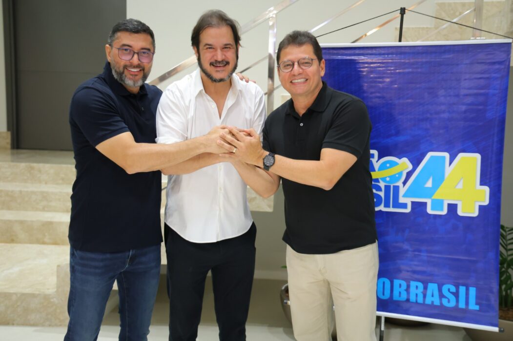Pré-candidato a deputado estadual, Marcellus Campêlo participa de recepção a Antônio Rueda, em Manaus