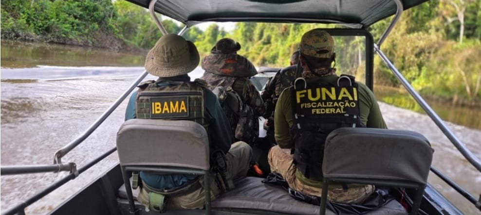 Operação Wahanararai do Ibama apreende pescado ilegal, armas e madeira no Vale do Javari (AM)
