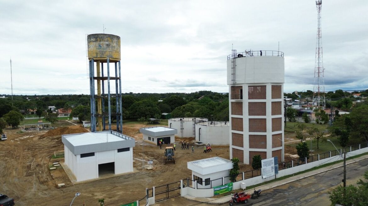 Prosai Parintins: Novo sistema de abastecimento de água entra em fase de testes