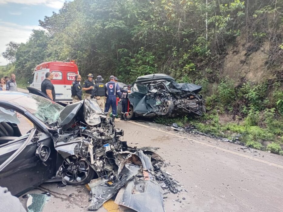 Vídeo: acidente deixa  mulher morta e feridos na BR-174