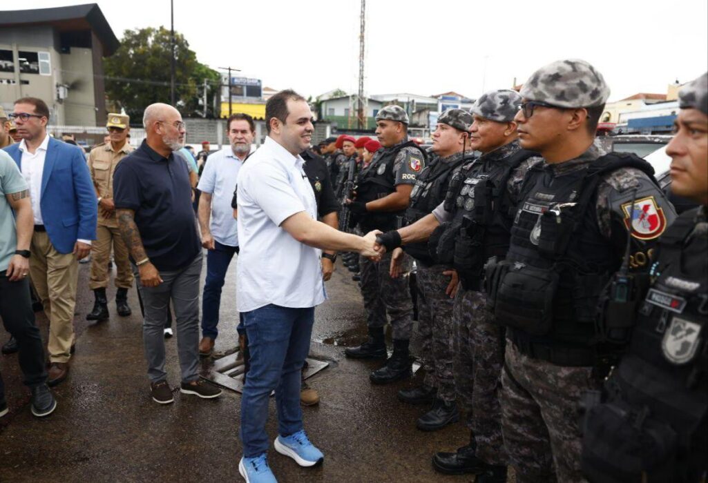 "Seguimos na valorização das forças de segurança e temos a convicção de que os resultados vão chegar”, disse Roberto Cidade no lançamento da segunda fase da Operação Segurança Presente
