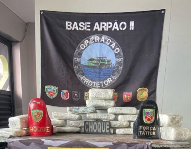 Base Arpão 2: Forças de Segurança apreendem drogas avaliadas em R$ 1,1milhão