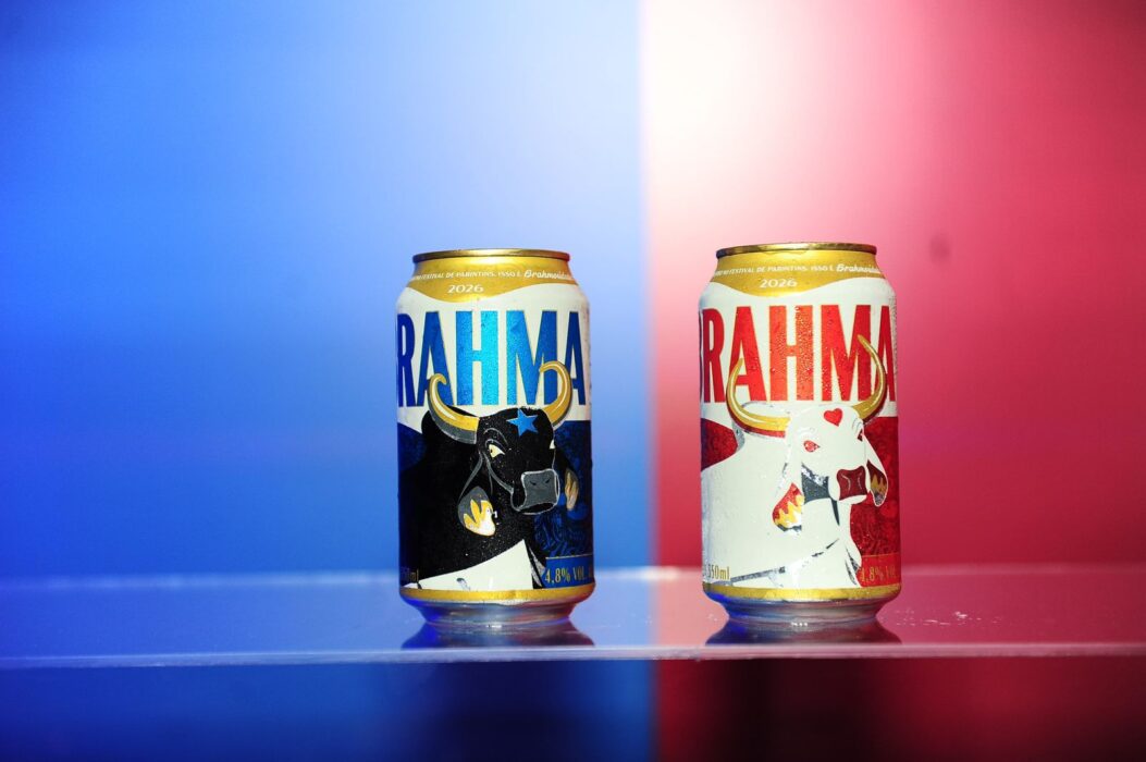 Brahma transforma os tambores de Caprichoso e Garantido em arte e revela latas especiais para Parintins 2026