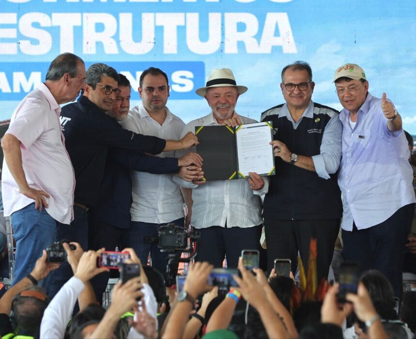 Ao lado do presidente Lula, governador Roberto Cidade destaca investimentos históricos e reforça avanço das obras na BR-319 no Amazonas