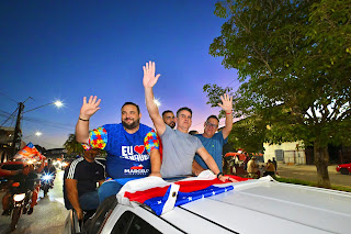 David Almeida é recebido por apoiadores em Iranduba e amplia mobilização na Região Metropolitana