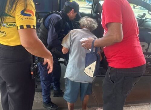 Guarda Municipal de Manaus atende idosa em situação de vulnerabilidade