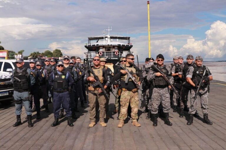 Segurança Presente: Governo do Amazonas envia Forças de Segurança para fortalecer policiamento na calha do Rio Madeira