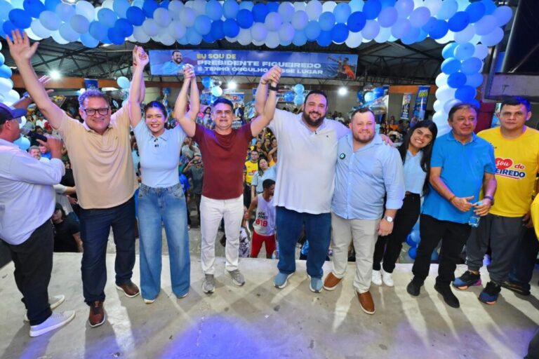 David Almeida participa de ato político e reforça protagonismo de Presidente Figueiredo no cenário político do Amazonas