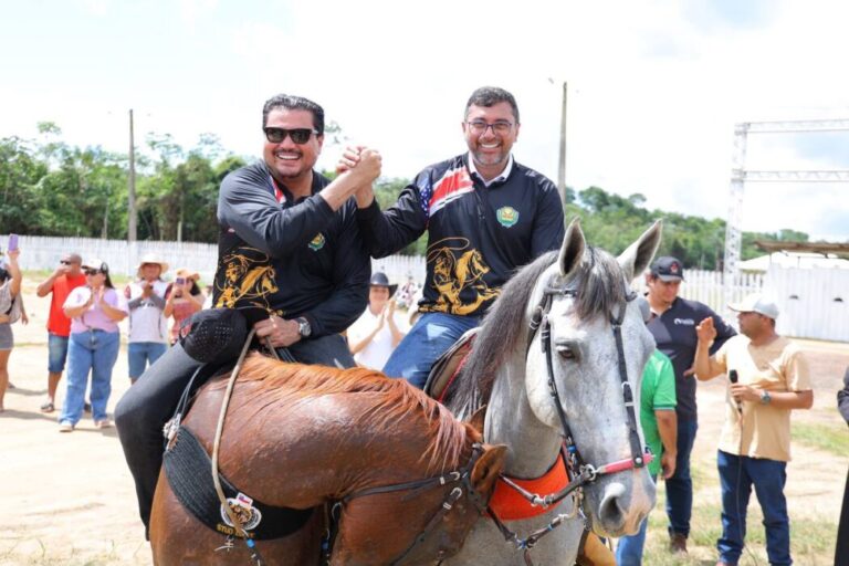 Moradores de Novo Céu reconhecem investimentos de Wilson Lima durante visita à 9ª Feira do Queijo