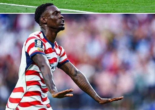 Herói na estreia dos EUA na Copa, Balogun nasceu no país por acaso