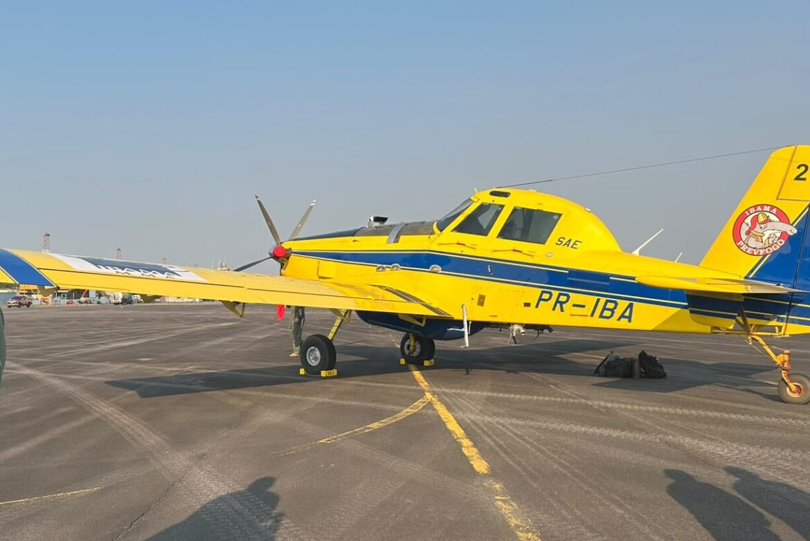 Amazonas recebe novas aeronaves para reforçar combate aos incêndios florestais